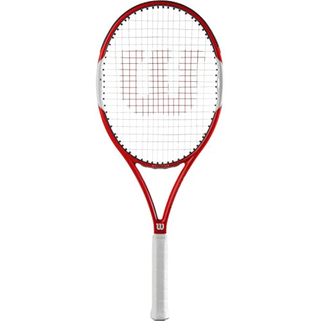Wilson Six.One Lite 102 Tennis Racket – Red/Grey Full Graphite