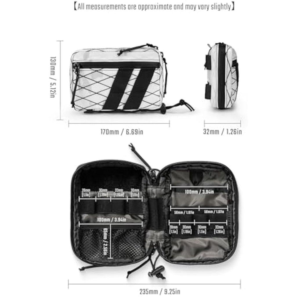 Tactical Geek EDC Molle Pouch – X-PAC Compact Gadget Organizer Bag