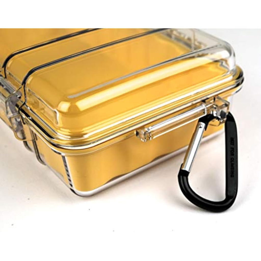 Peli 1060 Micro Case | IP67 Watertight Protective Case - Clear/Yellow