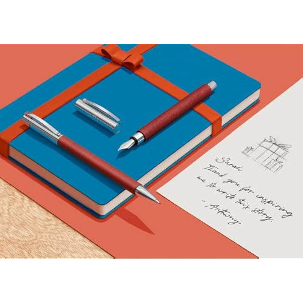 Faber-Castell Ambition Twist Pencil – Pearwood Brown & Chrome