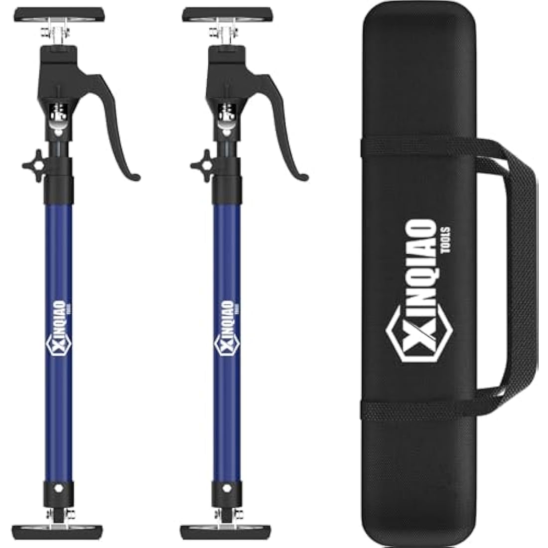 XINQIAO Third Hand Support System | Steel Cabinet Jack & Drywall Pole, 2PC