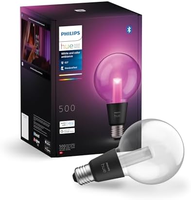 Philips Hue Lightguide G95 Small Globe Smart Bulb – White & Color