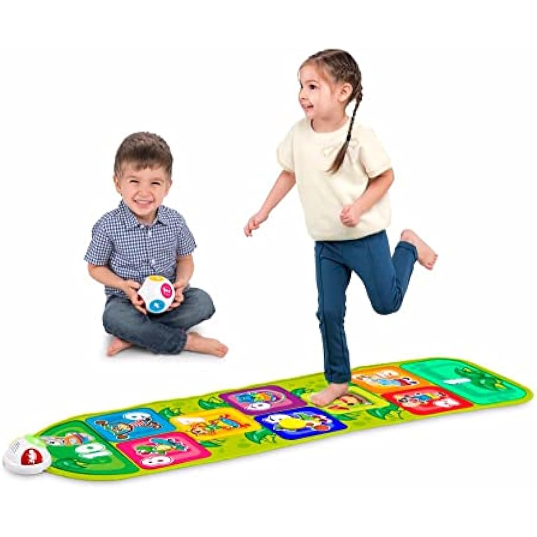 Chicco Jump & Fit Electronic Hopscotch Playmat – Interactive Musical Toy