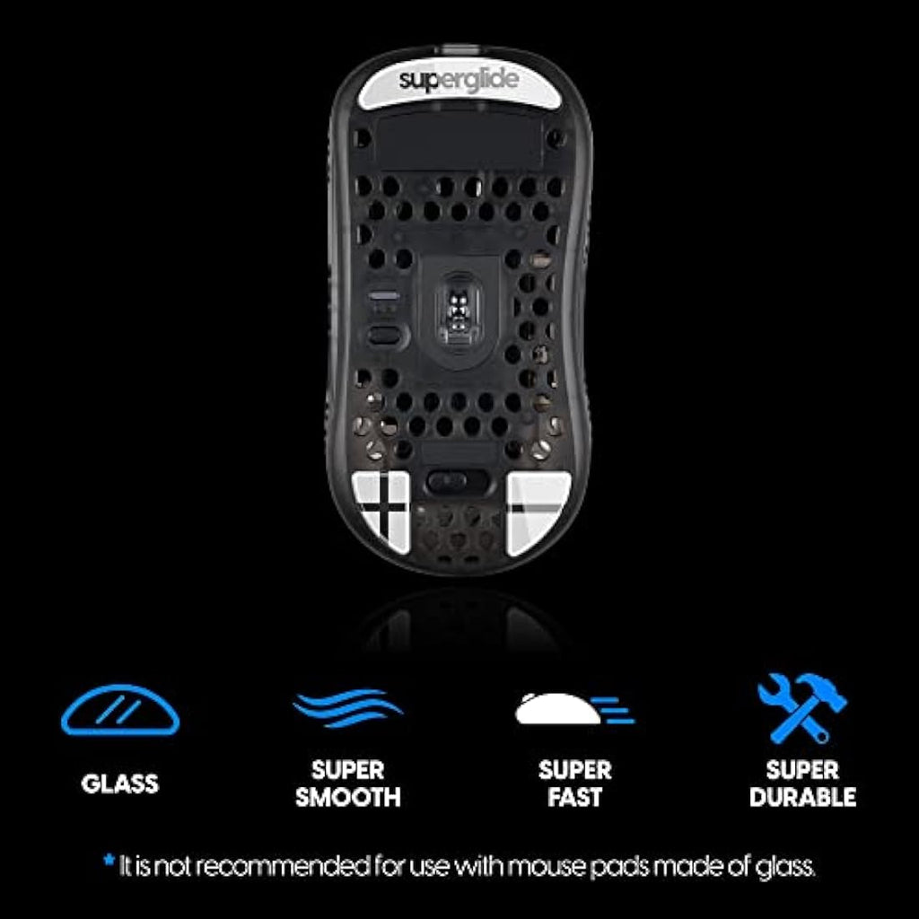 Superglide Glass Mouse Skates for Xtrfy MZ1 Wireless – Durable Feet