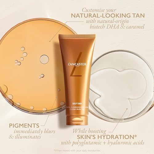 Lancaster Self Tan Golden Body Gel – Moisturizing Self Tanner (125ml)