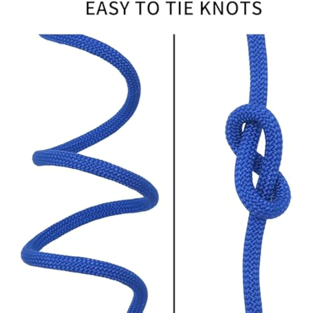 NewDoar 10mm Static Accessory Cord – 18KN High Strength Outdoor Utility Rope