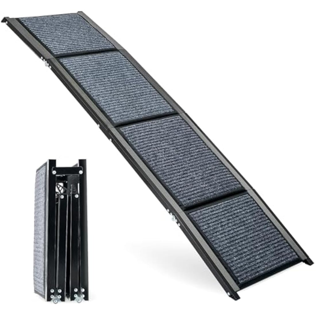 CO-Z Folding Dog Car Ramp | 160cm Non-Slip Pet Ramp for Large Dogs