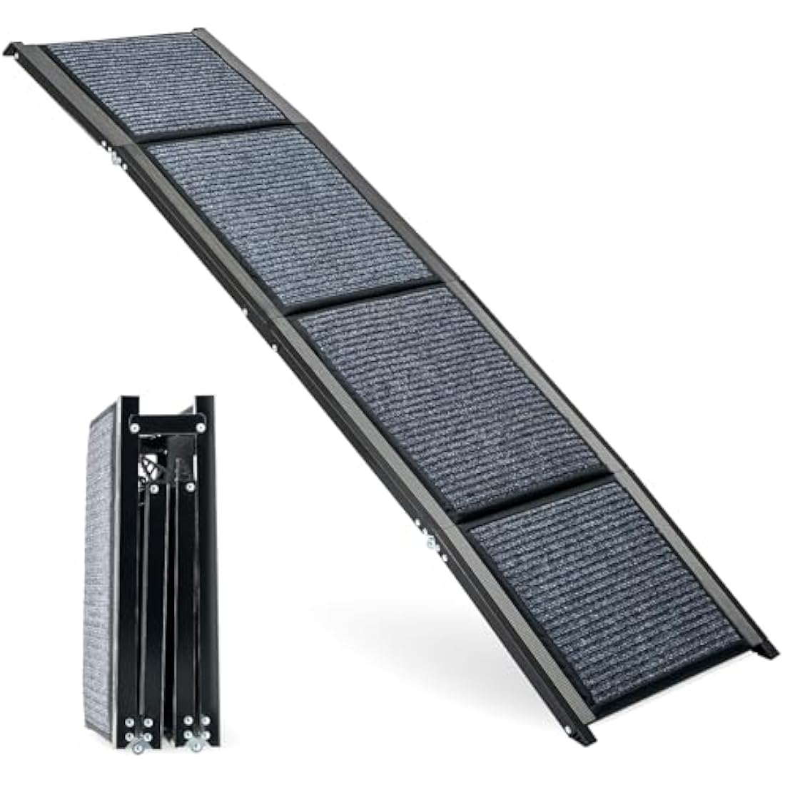 CO-Z Folding Dog Car Ramp | 160cm Non-Slip Pet Ramp for Large Dogs