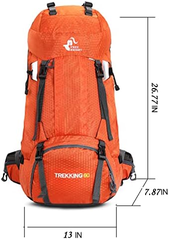 60L Waterproof Hiking Backpack – Lightweight Camping Rucksack