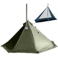 Top Lander 4-Season Hot Tent with Stove Jack – 210D Oxford Teepee