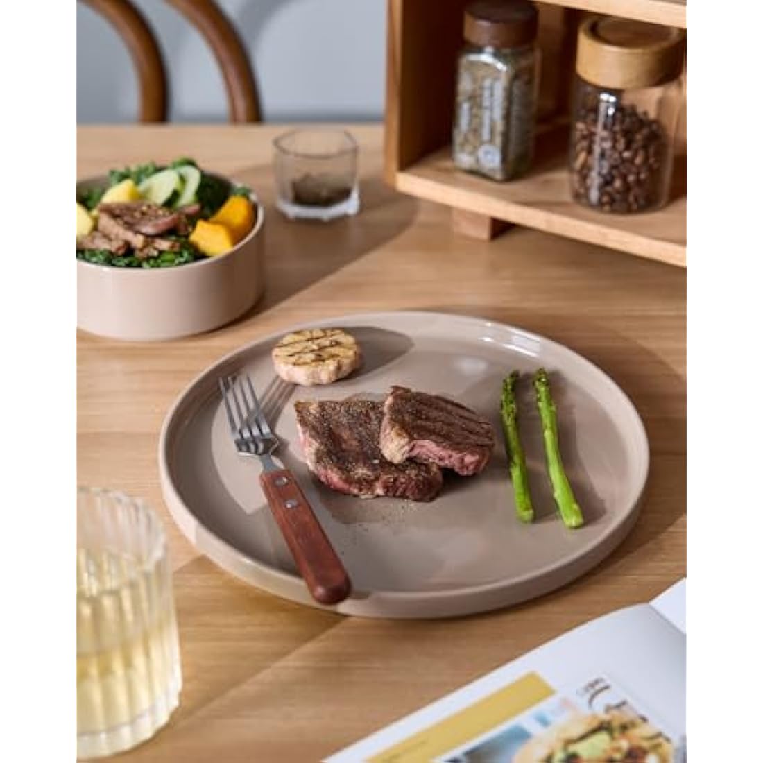 Richmount Nebula 12-Piece Speckled Stoneware Dinnerware Set for 4