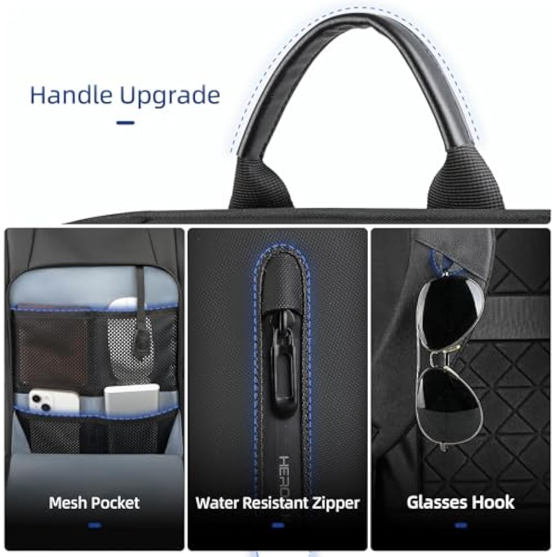 Heroic Knight 15.6 Inch Laptop Backpack | Waterproof Anti-Theft Bag