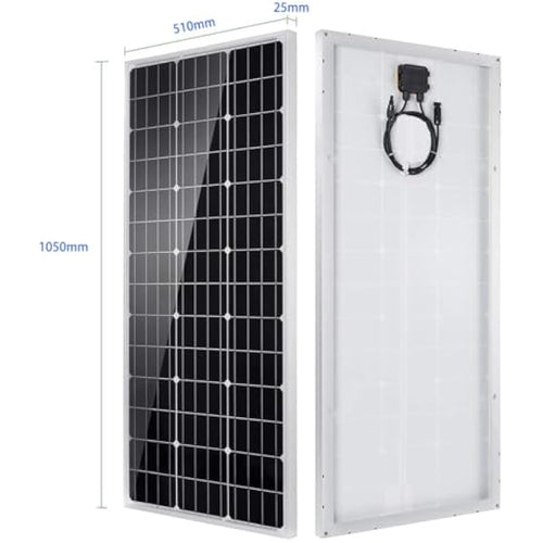 Jolof Store 100W Solar Panel Kit with 20A PWM Controller for RVs