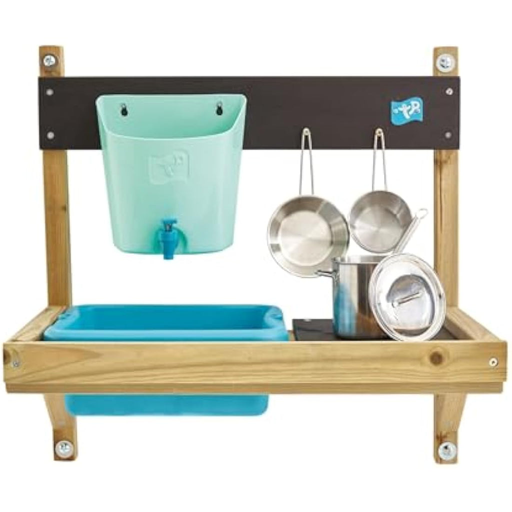 TP Toys Wooden Mud Kitchen - Outdoor Sensory Play Set for Kids