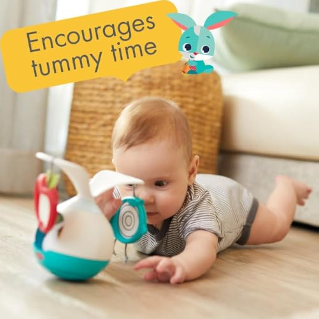 Tiny Love 2-in-1 Tummy Time Musical Mobile | 360° Rotating Stroller Toy
