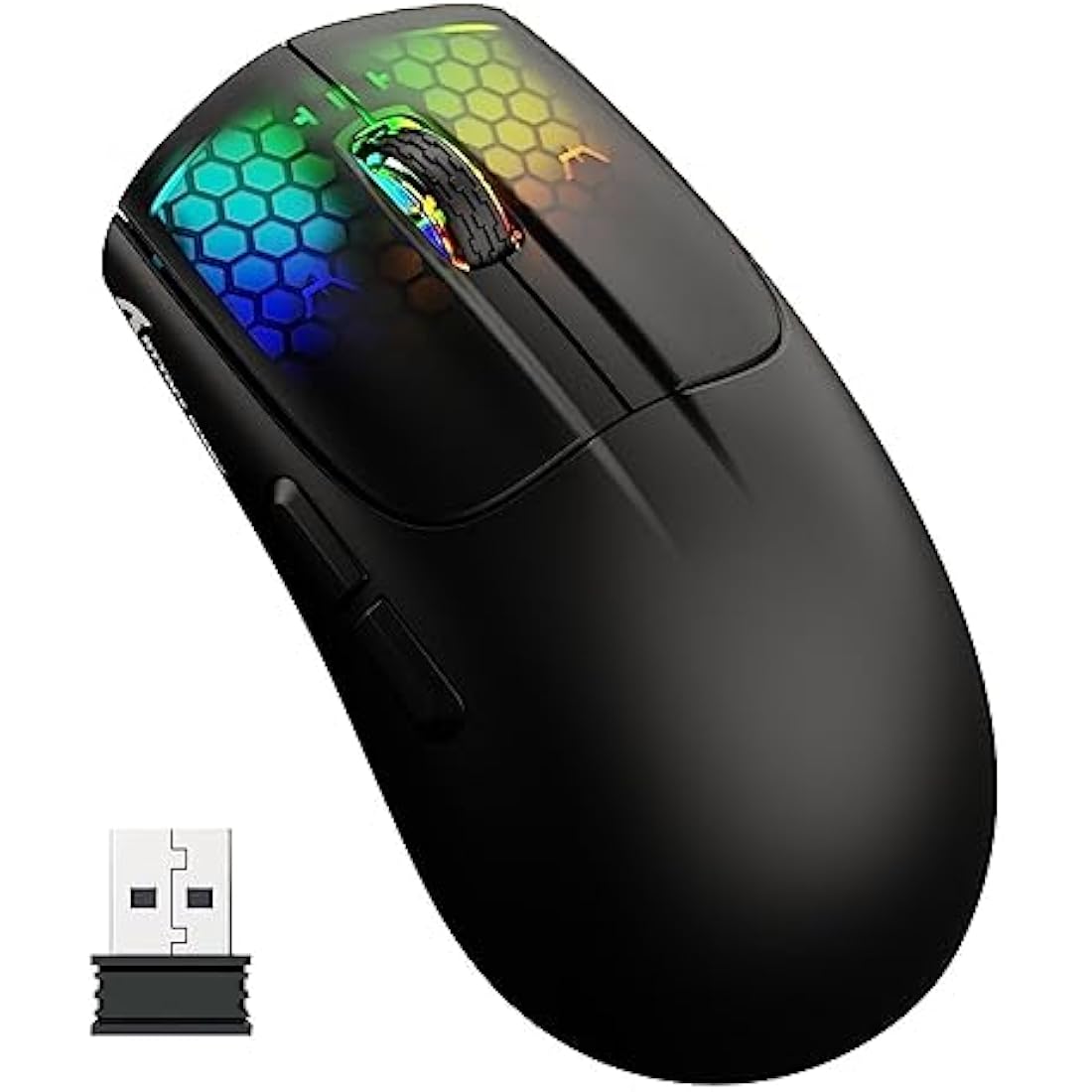Attack Shark X5 GPRO Wireless Gaming Mouse – 49g Ultralight RGB Black