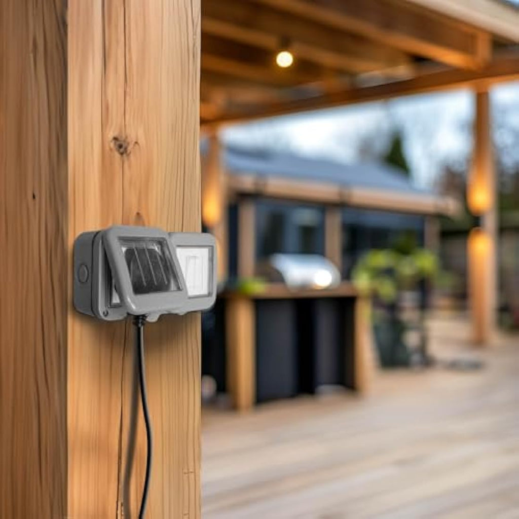 BG Electrical Outdoor Power Socket & Switch | IP55 Weatherproof | WPB21