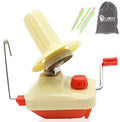 LAMXD Yarn Ball Winder – Portable Hand Operated Knitting Tool with Clamp