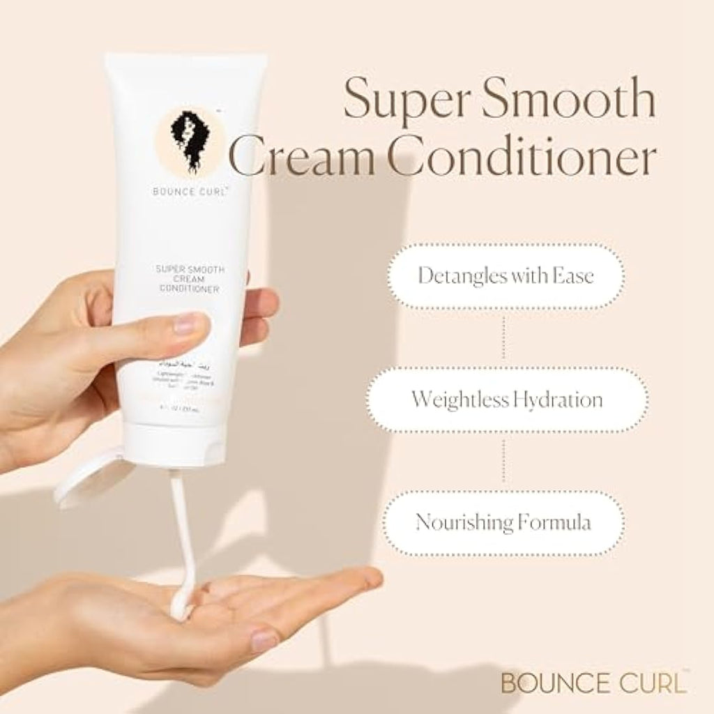 Bounce Curl Super Smooth Cream Conditioner - Organic Aloe & Sunflower Oil