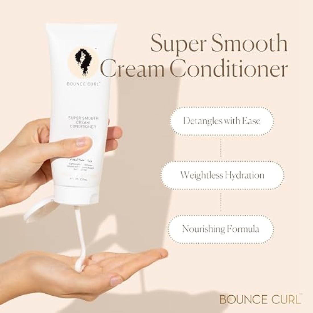 Bounce Curl Super Smooth Cream Conditioner - Organic Aloe & Sunflower Oil