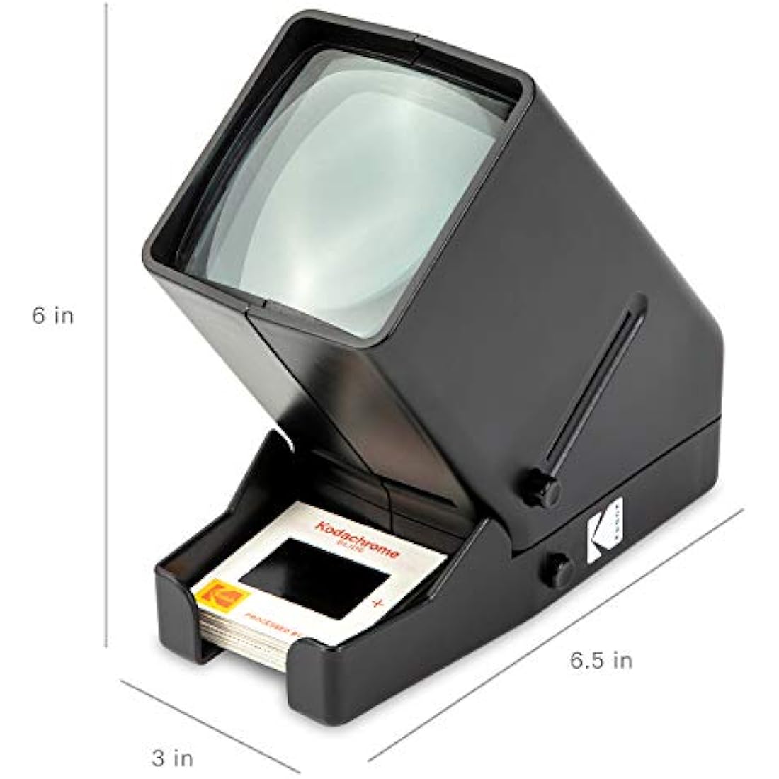 Kodak 35mm Slide Viewer | 3x Magnification LED Film Projector – Black