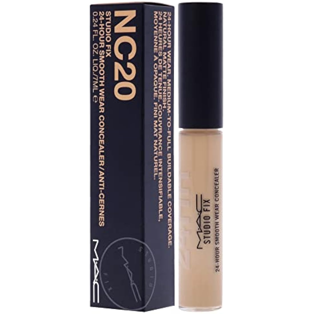 MAC Studio Fix 24-Hour Smooth Wear Concealer - NC20 Matte Finish 7ml