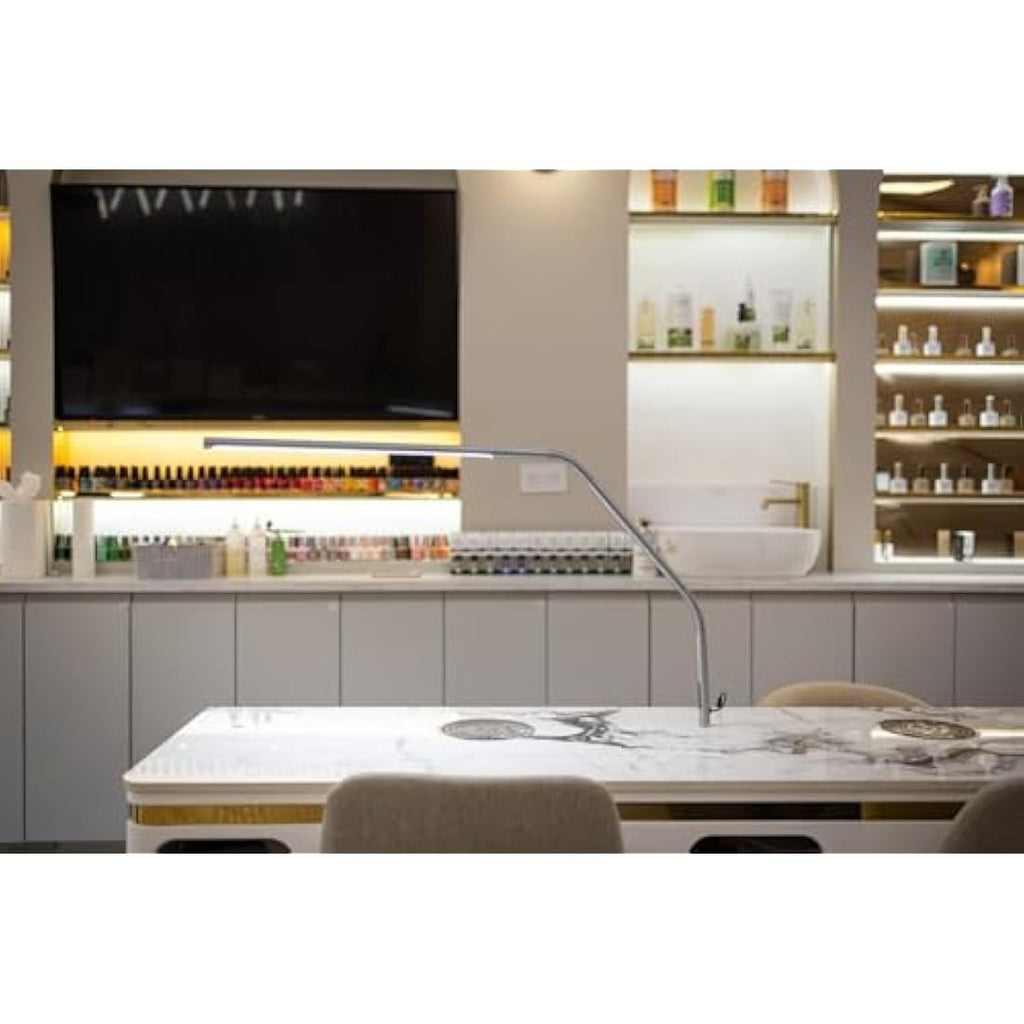 Daylight Slimline 4 LED Table Lamp – Ice Grey 6000K Task Light