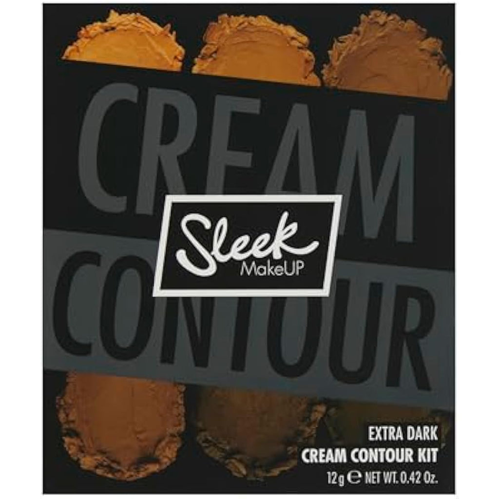 Sleek MakeUP Cream Contour Kit – 6 Blendable Shades – Extra Dark