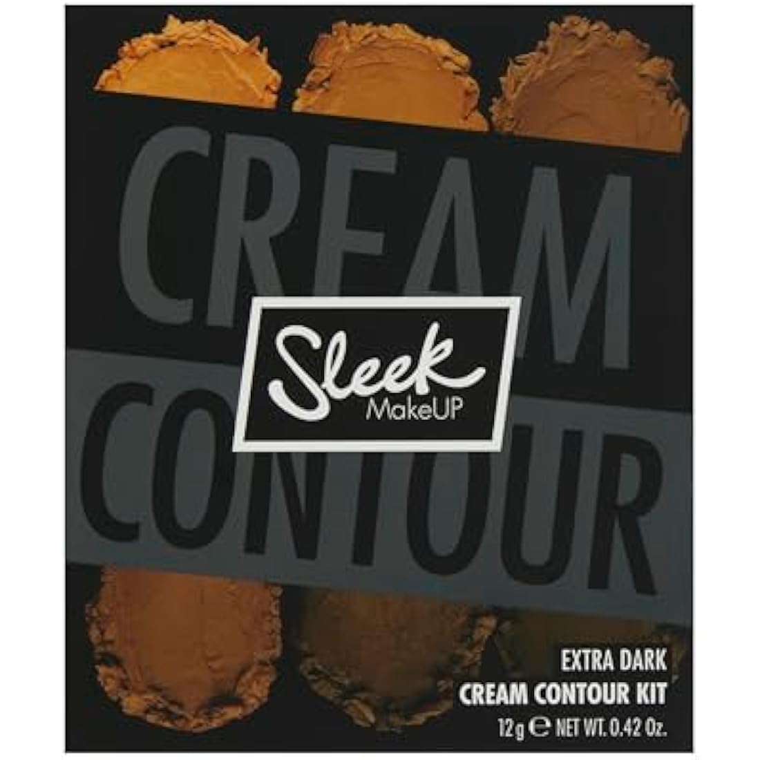 Sleek MakeUP Cream Contour Kit – 6 Blendable Shades – Extra Dark
