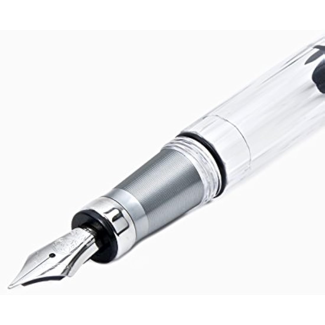TWSBI Diamond 580 ALR Fountain Pen - Nickel Gray - Extra Fine Nib