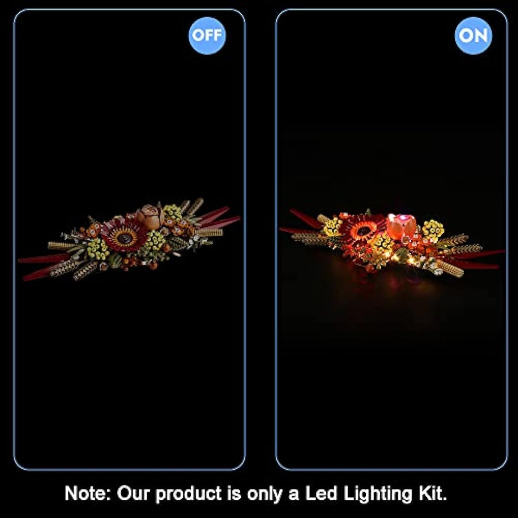 LED Light Kit for Lego 10314 Dried Flower Centerpiece