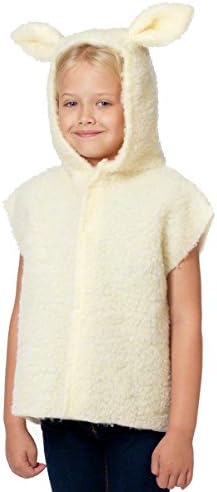Charlie Crow Kids Lamb & Sheep Costume - Animal Tabard or Cape, 3-8 Years