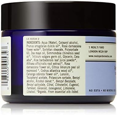 Neal's Yard Remedies Rose & Mallow Moisturiser - Organic Face Cream 50g