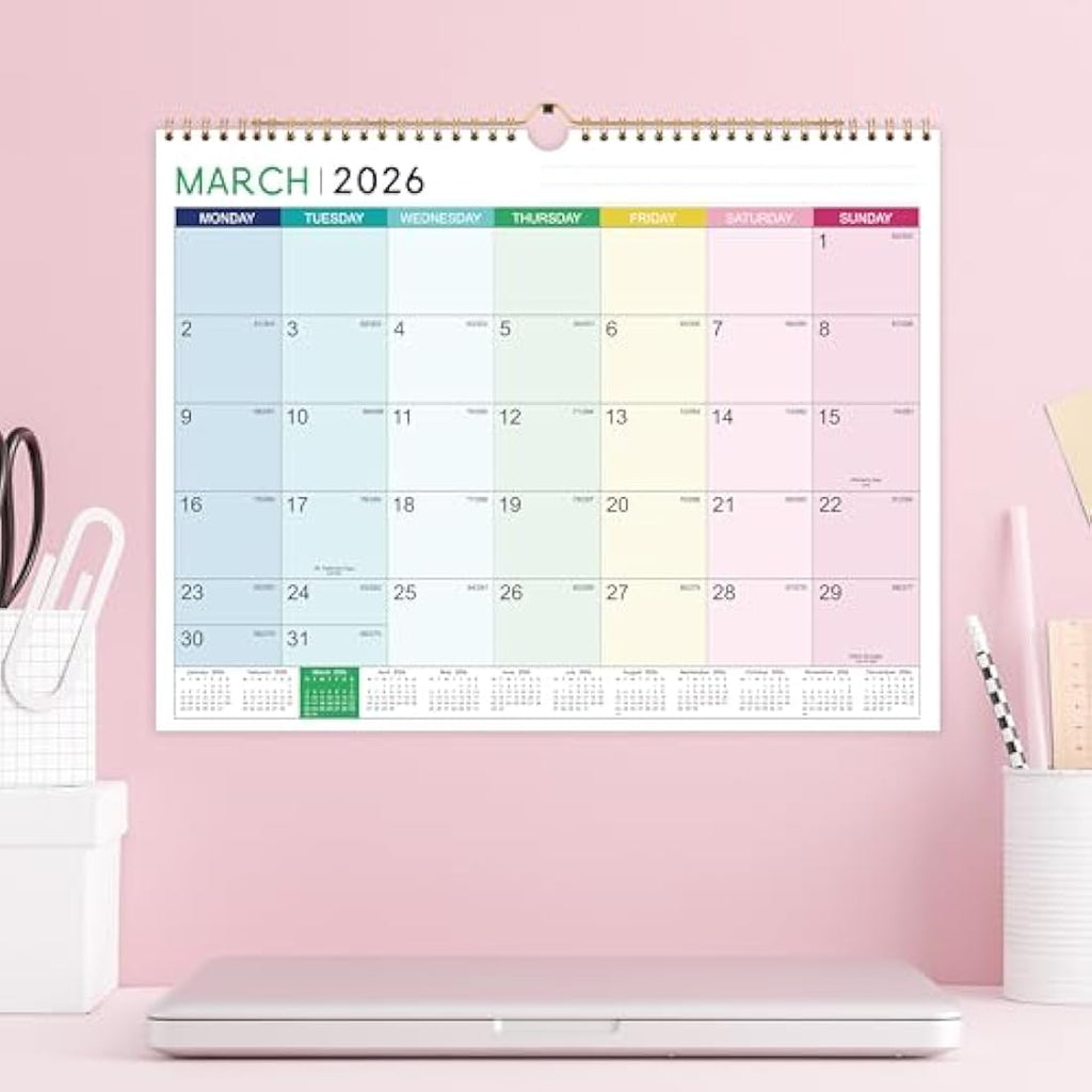 Jolof Store 2025-2026 Wall Calendar – 18 Month Large Academic Planner