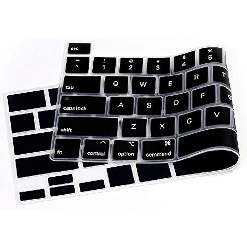 Silicone Keyboard Cover for MacBook Pro 13 & 16 Inch – Black