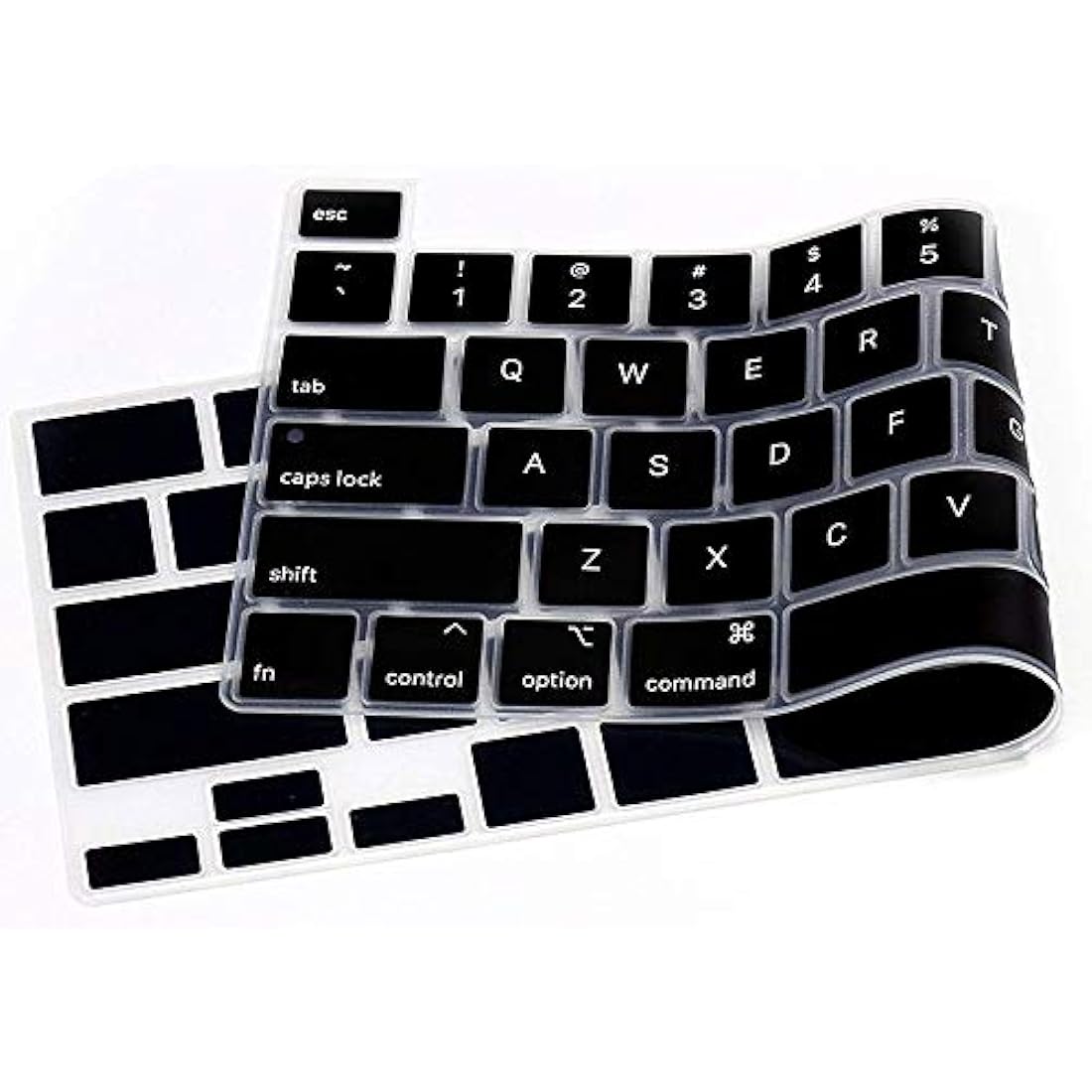 Silicone Keyboard Cover for MacBook Pro 13 & 16 Inch – Black