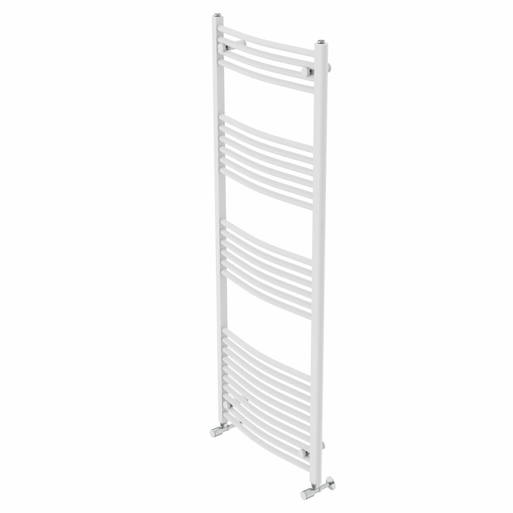 Warmehaus Curved Bathroom Heated Towel Rail Radiator White 1600x600mm - image 3