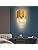 Jolof Store Gold K9 Crystal Wall Sconce – 3-Tier Luxury E14 Wall Light
