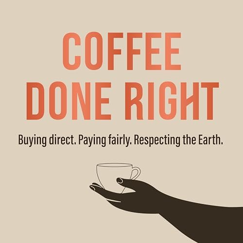 Cafedirect Mayan Gold Organic Ground Coffee – Dark Roast, 6 x 200g