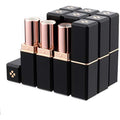 10Pcs Black Empty Lipstick Tubes – Square DIY Lip Balm Containers