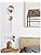 Jolof Store Industrial Gold Wall Sconce – Amber Glass Globe Lamp