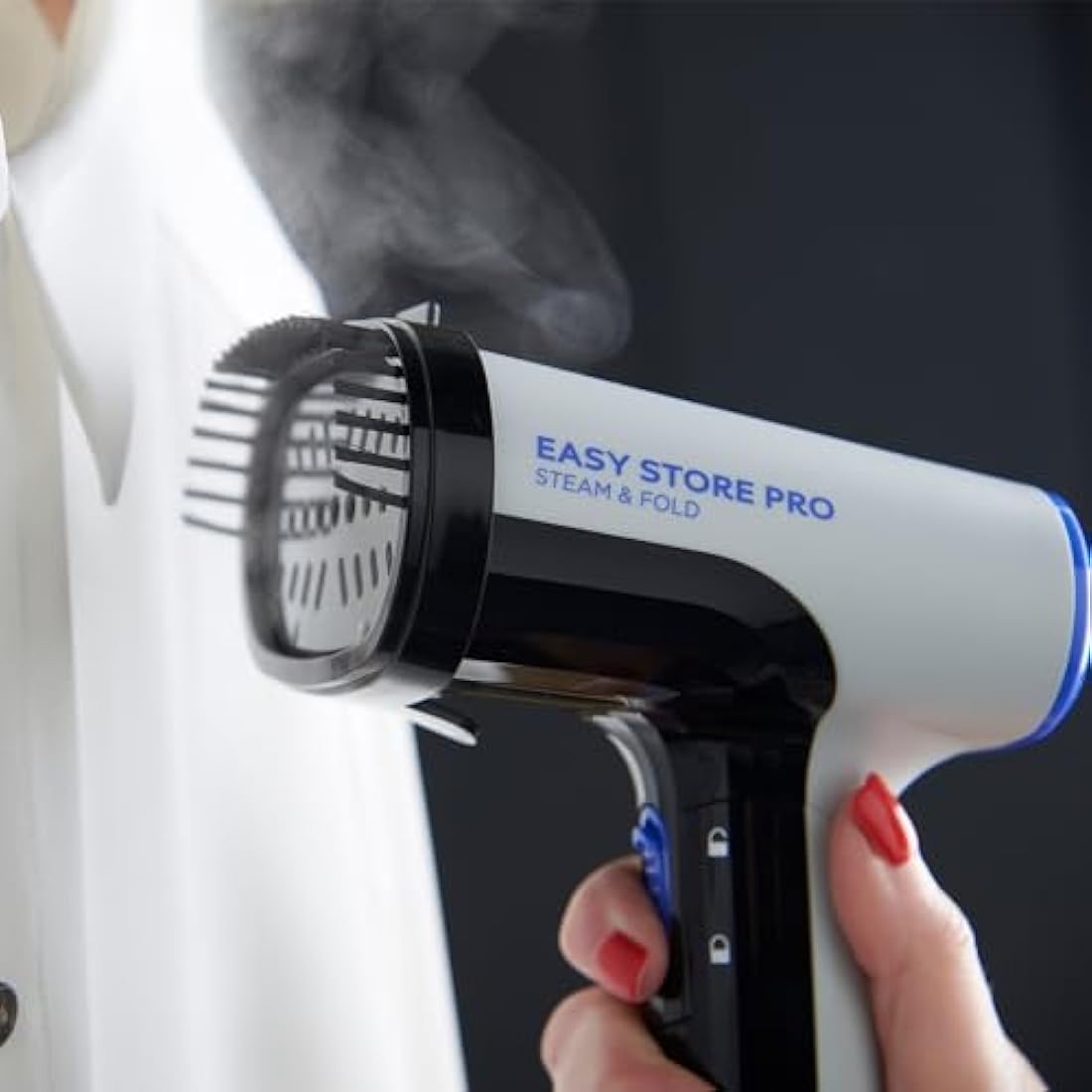 Russell Hobbs Handheld Clothes Steamer | 1500W Foldable Travel Steamer