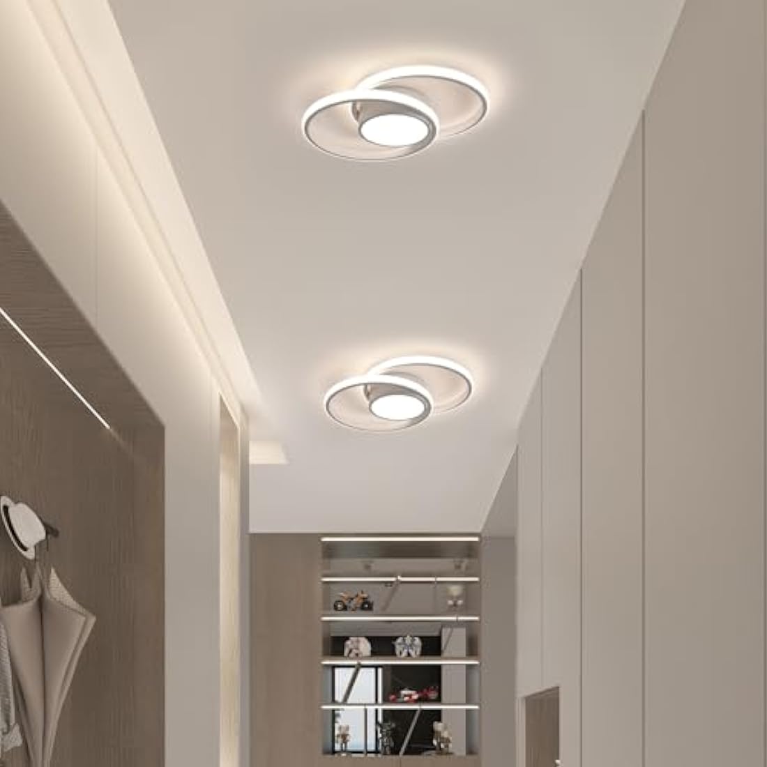 Jolof Store LED Ceiling Light – 42W Modern Round Flush Mount Lamp, 4500K