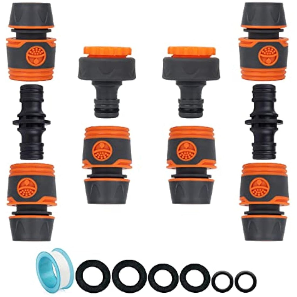 Jolof Store Garden Hose Connector Set | 11-Piece Quick Tap Adapter Kit