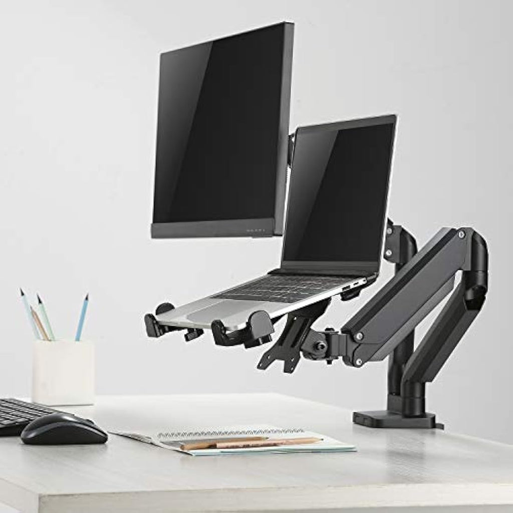 Maclean MC-836 Laptop Mount Stand | VESA 75x75 100x100 Adapter for 11-17"