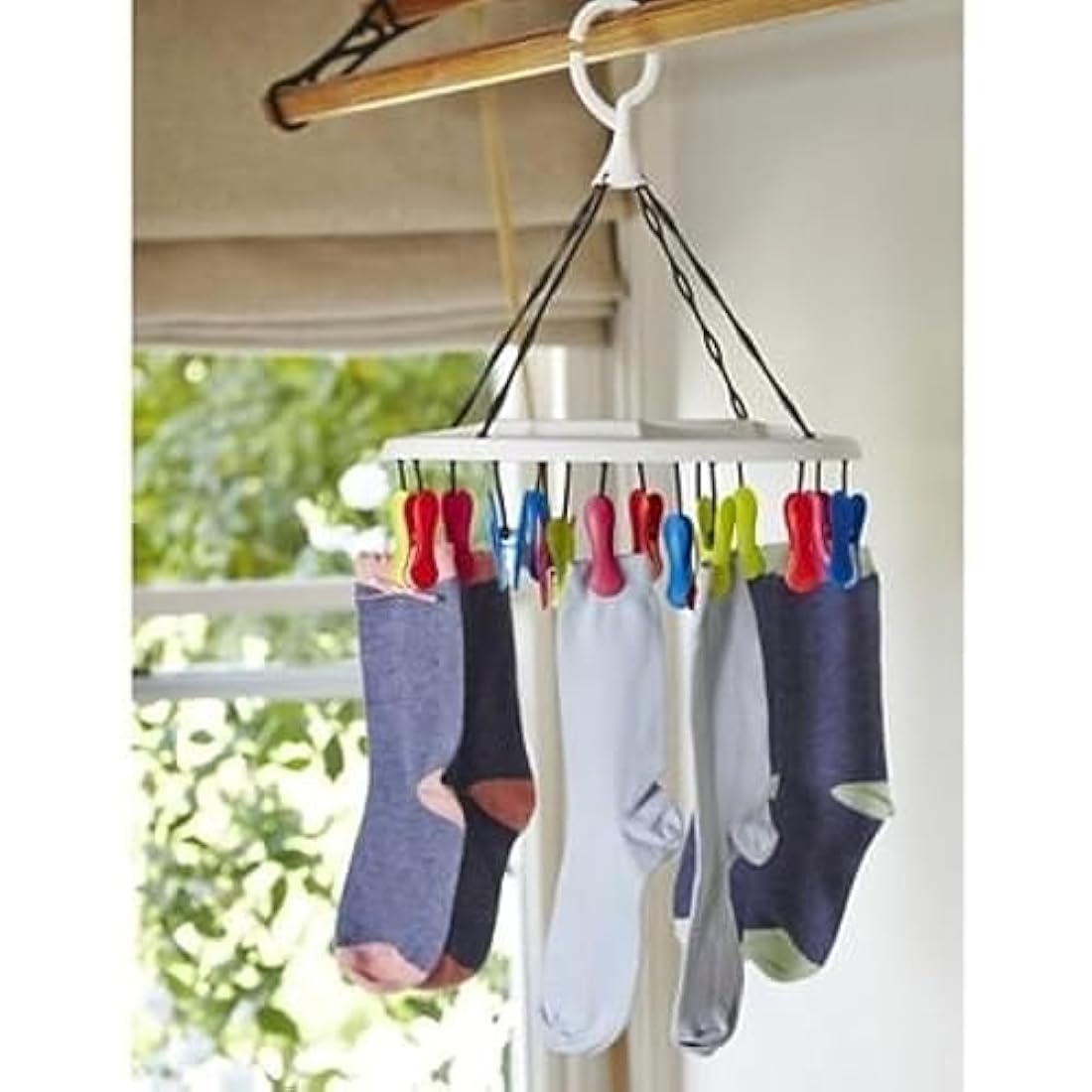 Lakeland Soft Grip Pegs Smalls Dryer – 16 Cushioned Laundry Hooks
