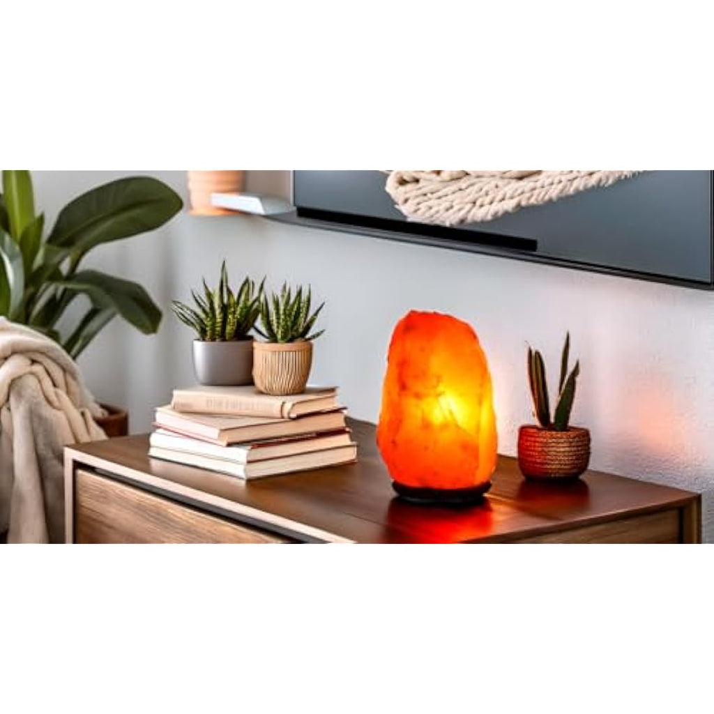 Jolof Store Himalayan Crystal Rock Salt Lamp – Natural Handcrafted 2-3 KG