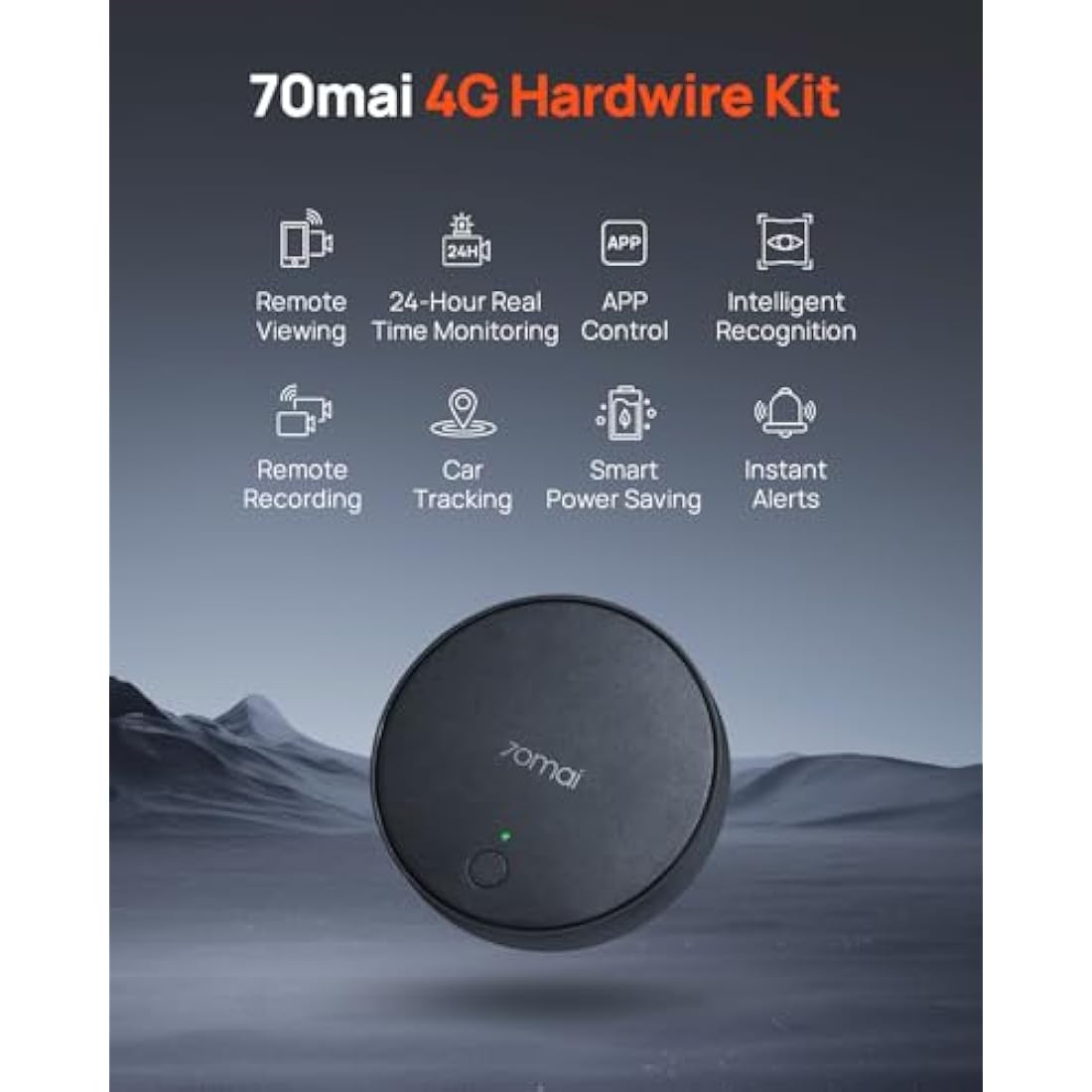 70mai UP04 4G Hardwire Kit for A810, A510 & Omni – GPS & Parking Monitoring