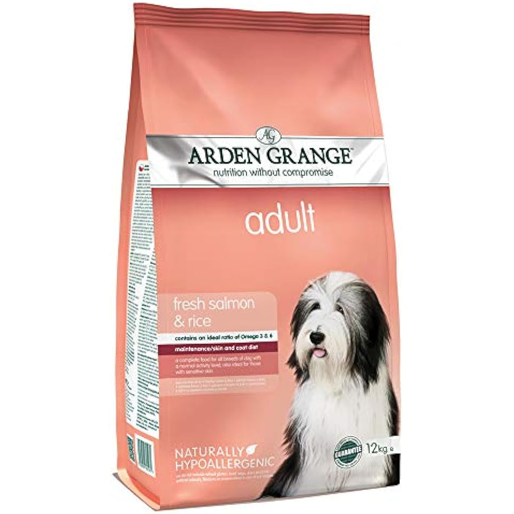 Arden Grange Adult Dry Dog Food | Fresh Salmon and Rice - 12 kg