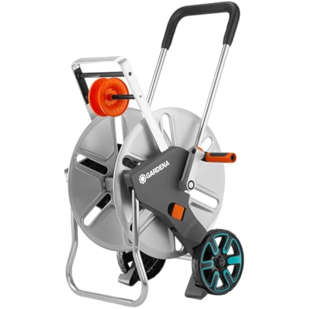 Gardena CleverRoll L Easy Metal Hose Trolley – 100m Capacity Reel